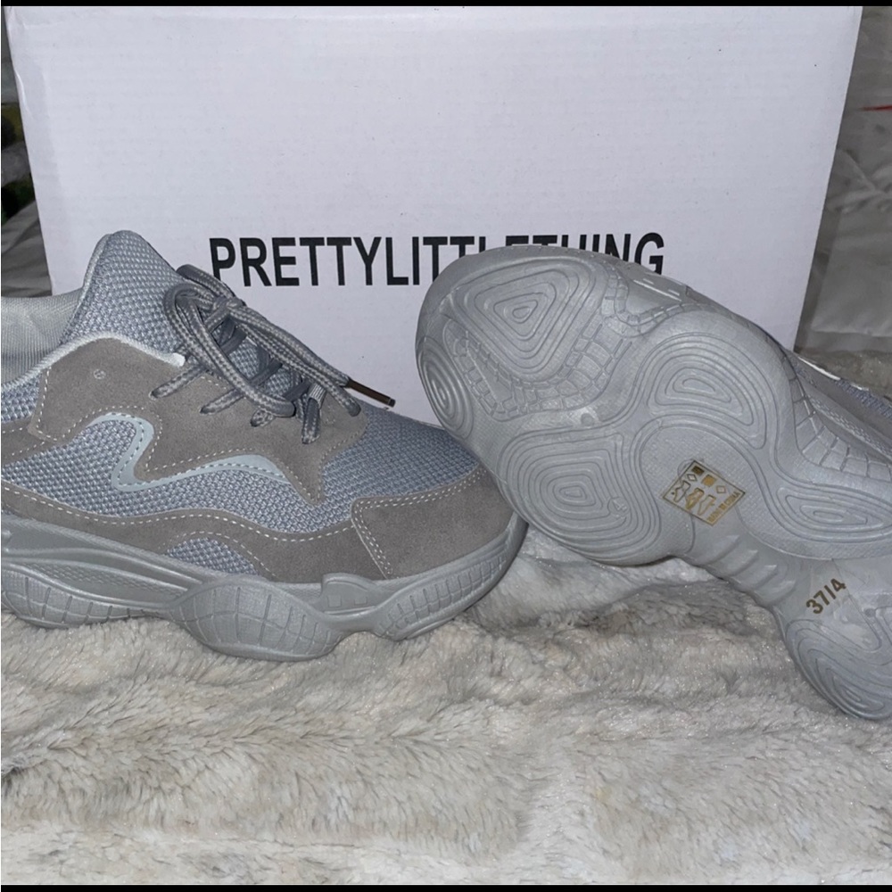 Plt womens bubble sole sneakers.